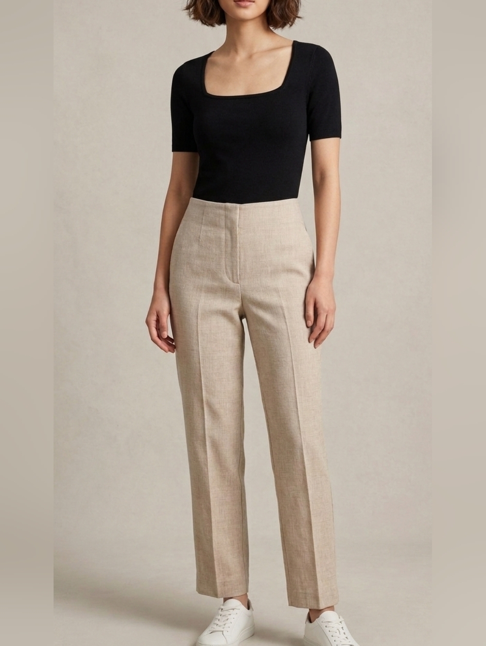 Aritzia Wilfred Beige Dress Pants Professional Office Corporate Prep Size 6 Prep